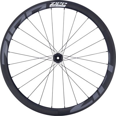 Zipp 303 Firecrest Front Clincher Disc Wheel - Black - 700c}, Black