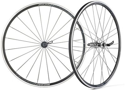 Miche Reflex RX7 Road Wheelset - Black-Silver - Campagnolo}, Black-Silver