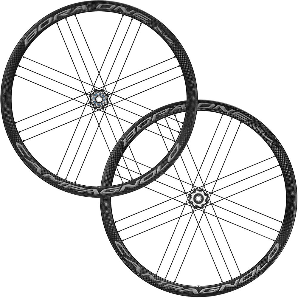 Paire de roues de route Campagnolo Bora One 35 (boyau, disque) - Dark Label, Dark Label