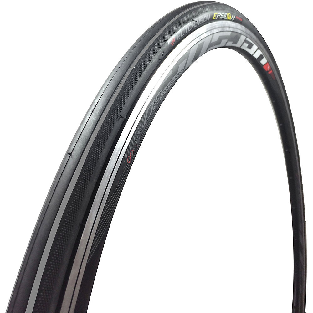 Pneu Hutchinson Epsilon (souple) - Noir - Gris - 700c, Noir - Gris