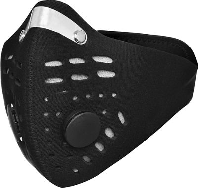 LifeLine Anti Pollution Face Mask - Black - One Size}, Black