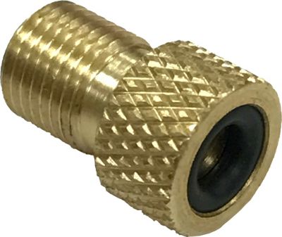 LifeLine Presta to Schrader Valve Pump Adaptor - Gold, Gold