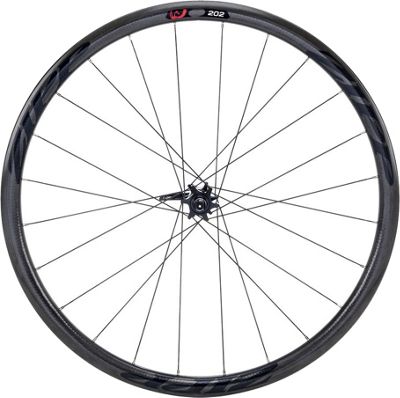 Ruota anteriore da strada Zipp 202 clincher per freni a disco 2019 - Nero/Nero - 700c, Nero/Nero