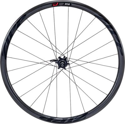 Ruota anteriore da strada Zipp 202 clincher per freni a disco - nero - bianco - QR & 12 x 142mm Axle, nero - bianco
