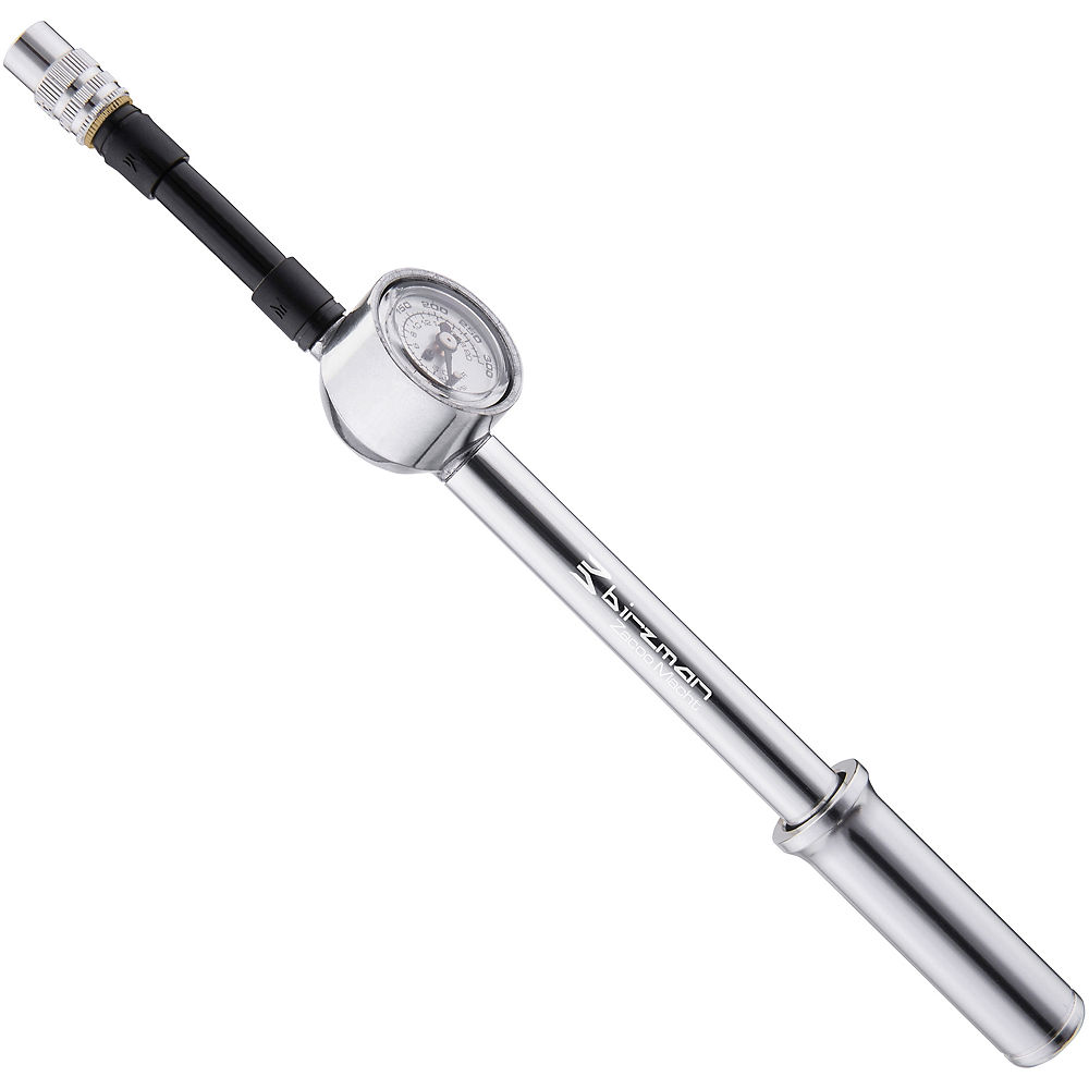 Mini pompe Birzman Zacoo Mach 300psi Mini Shock avec jauge - Argent, Argent