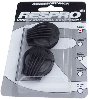 Respro Powa-Sportsa Valve Pack - Black, Black