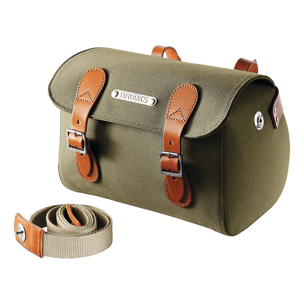 Sac de selle Brooks England Millbrook - Green - Honey - One Size, Green - Honey