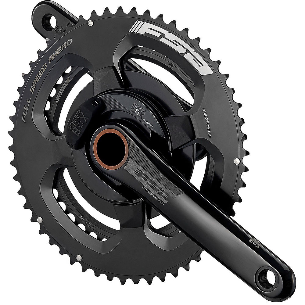 Pédalier route FSA Powerbox Alliage ABS - Noir - 52.36t, Noir