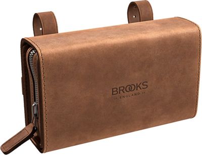 Brooks England D Shaped Pre-Aged Saddle Bag - Brown - One Size}, Brown
