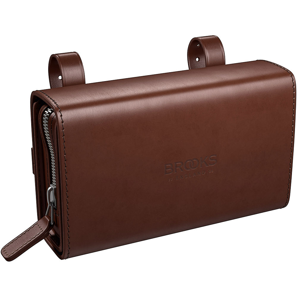 Brooks England D Shaped Saddle Bag - Brown - One Size}, Brown