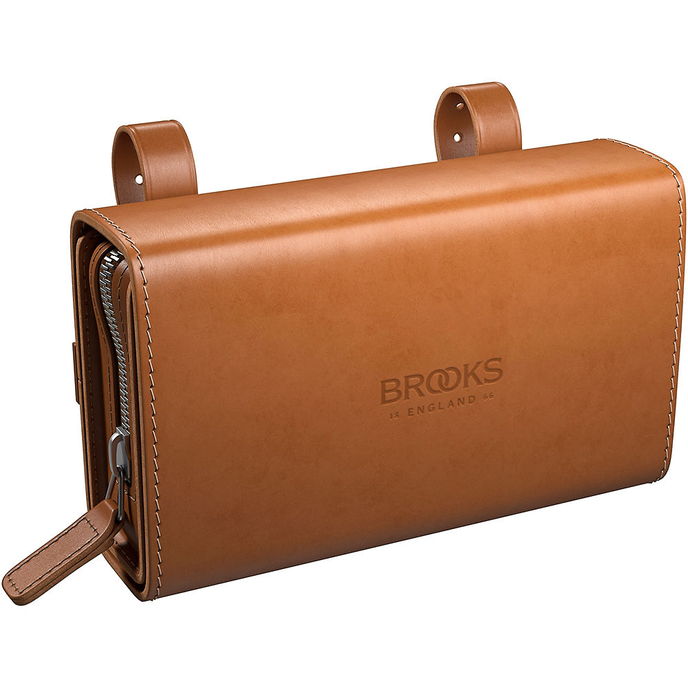 Brooks England D Shaped Saddle Bag - Honey - One Size}, Honey