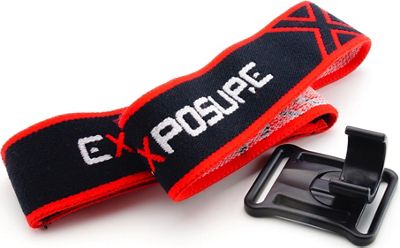 Exposure Headband With Head Torch Bracket - Black, Black