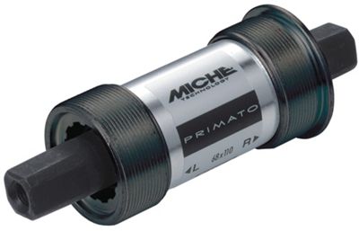 Miche Primato Track Bottom Bracket - Black-Grey - 68mm x 107mm - English Thread, Black-Grey