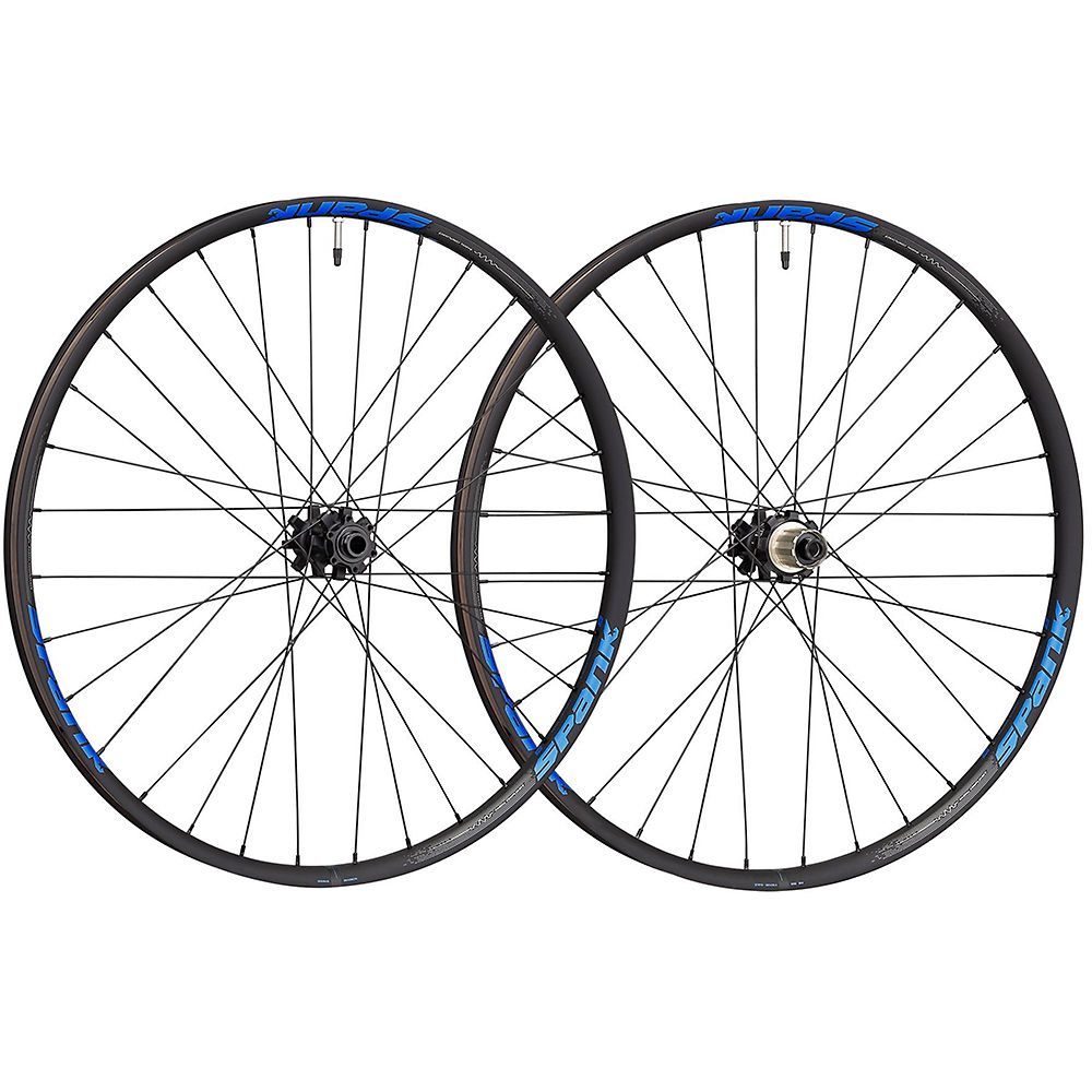 Paire de roues VTT Spank OOZY 350 (Boost) - Noir - Bleu - 15mm/148x12mm