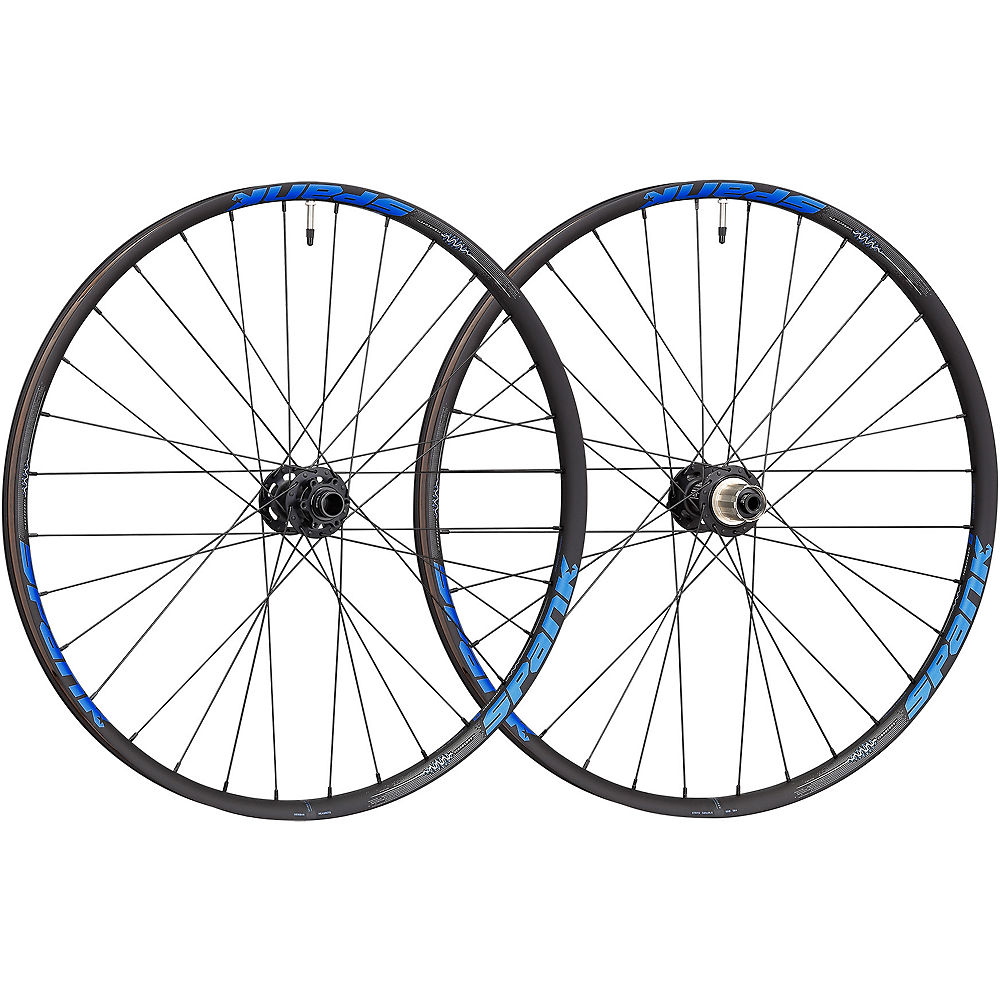 Paire de roues VTT Spank SPIKE 350 Vibrocore - Noir - Bleu - 150-157mm