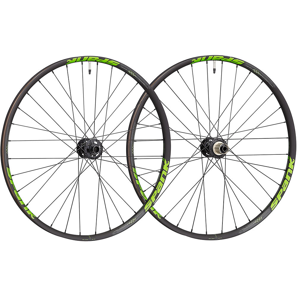 Paire de roues VTT Spank SPIKE 350 Vibrocore - Noir - Vert - 150-157mm