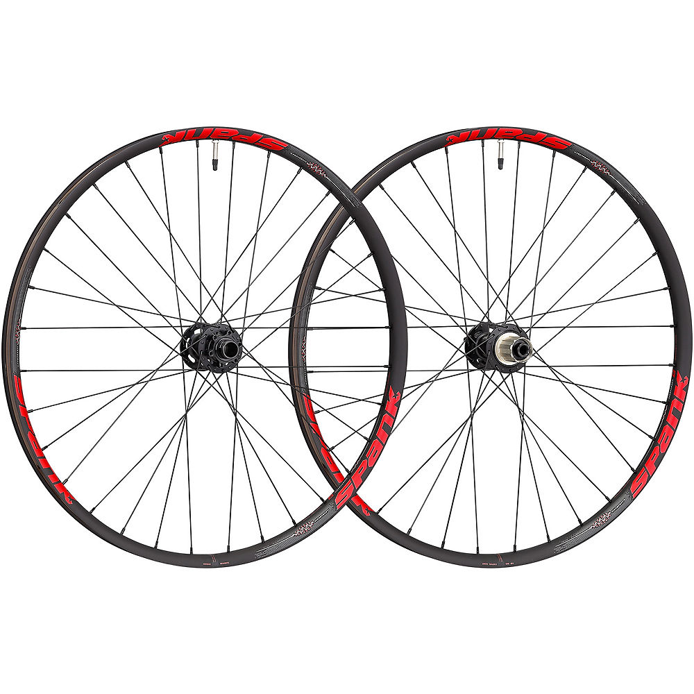 Paire de roues VTT Spank SPIKE 350 Vibrocore - Noir - Rouge - 150-157mm
