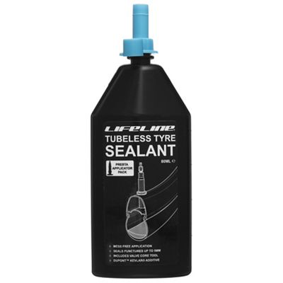 LifeLine Tubeless Tyre Sealant - Black - 80ml}, Black