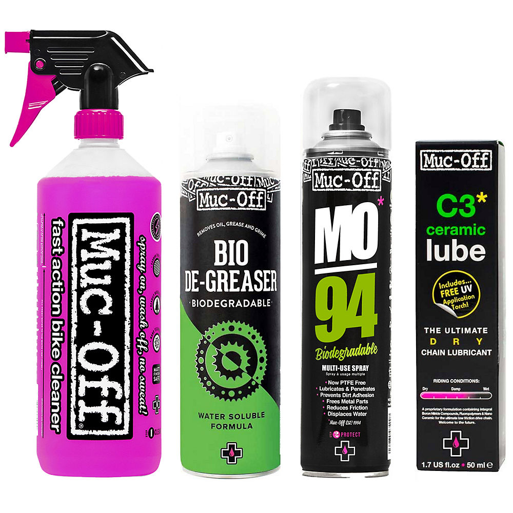 Muc-Off Essentials Cleaning Pack - One Size}