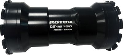 Rotor UBB4630 Steel Bottom Bracket - Black - BB Right - 30mm Spindle}, Black