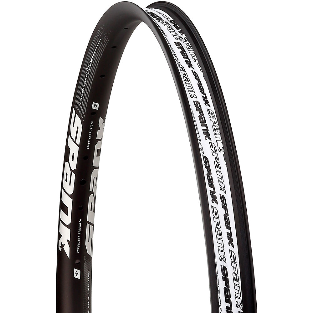 Jante VTT Spank OOZY 350 - Noir - Blanc - 28 Holes, Noir - Blanc