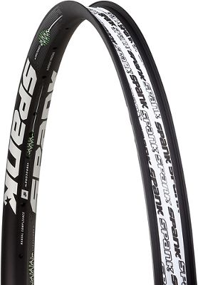 Spank 350 Vibrocore Mountain Bike Rim - Black - 32H, Black