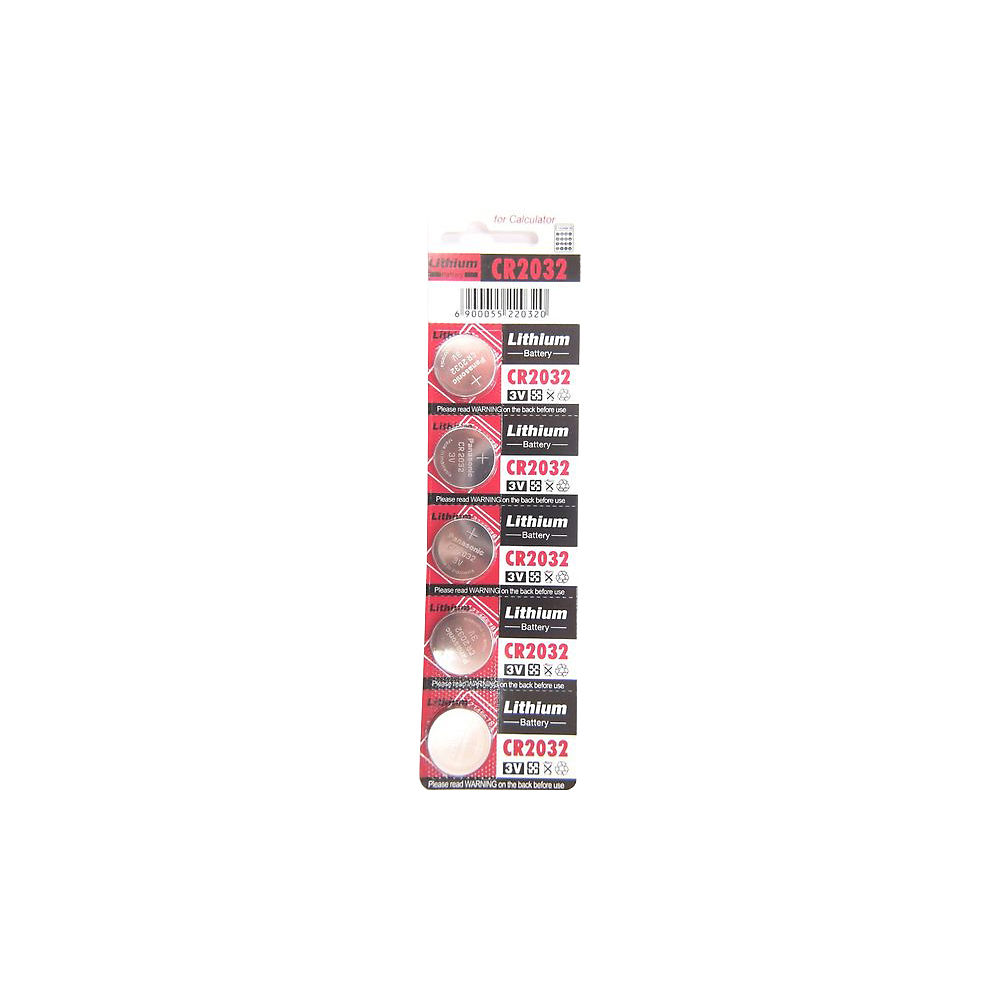 Batterie LifeLine CR2032 Lithium (Pack de 5) - Argent, Argent