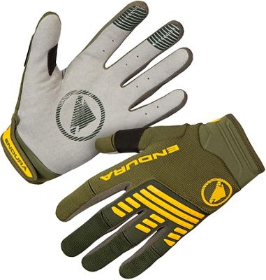 Endura Singletrack Gloves - Olive Green - L}, Olive Green