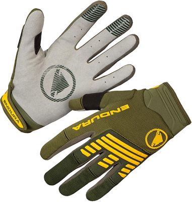 Endura Singletrack Gloves - Olive Green - S}, Olive Green