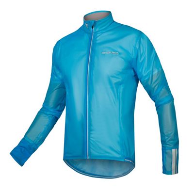 Endura FS260 Pro Adrenaline Race Cape II - Hi Viz Blue - L}, Hi Viz Blue