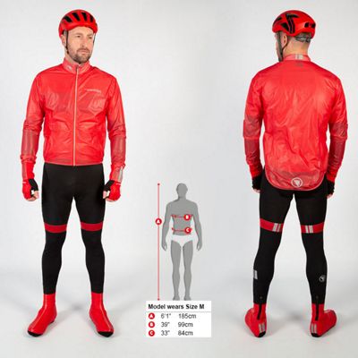 Endura FS260 Pro Adrenaline Race Cape II - Red - XS}, Red