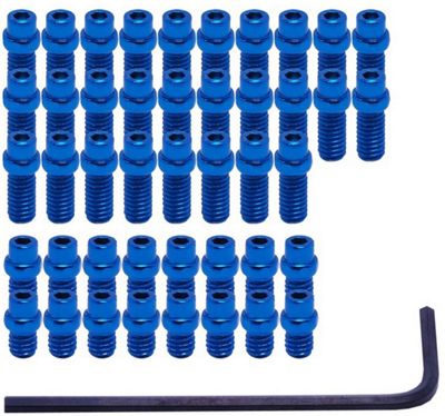 DMR Flip Pin Set for Vault Flat MTB Pedals - Blue - 44 Pack}, Blue