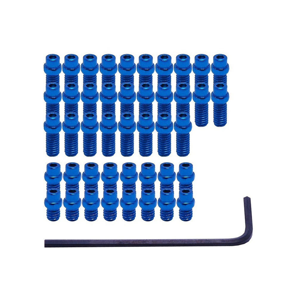 Pédales DMR Flip Pin Set for Vault - Bleu - 44 Pack, Bleu
