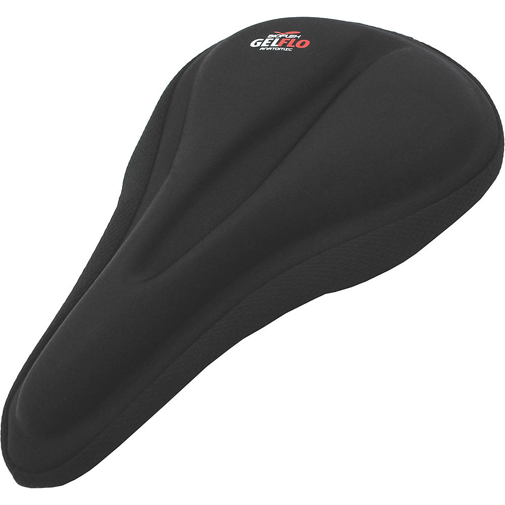 Bioflex GelFlo Anatomic Bike Saddle Cover - Black - 178-203mm Wide}, Black