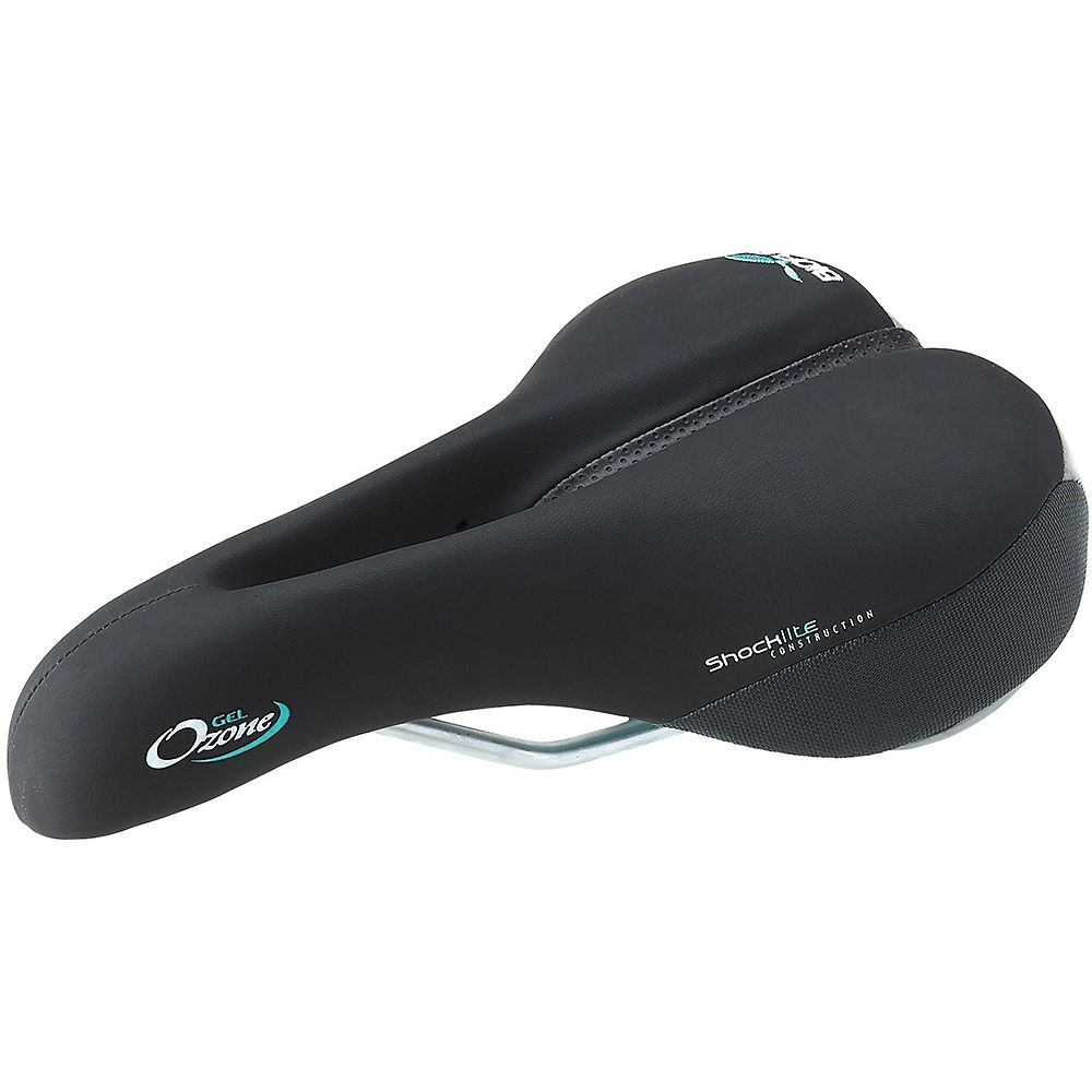 Bioflex Women's Ozone Bike Saddle - Black - 170mm Wide, Black