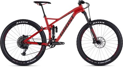 Vélo tout suspendu Ghost Slamr 6,7 27,5 2019 - Night Black-Neon Red