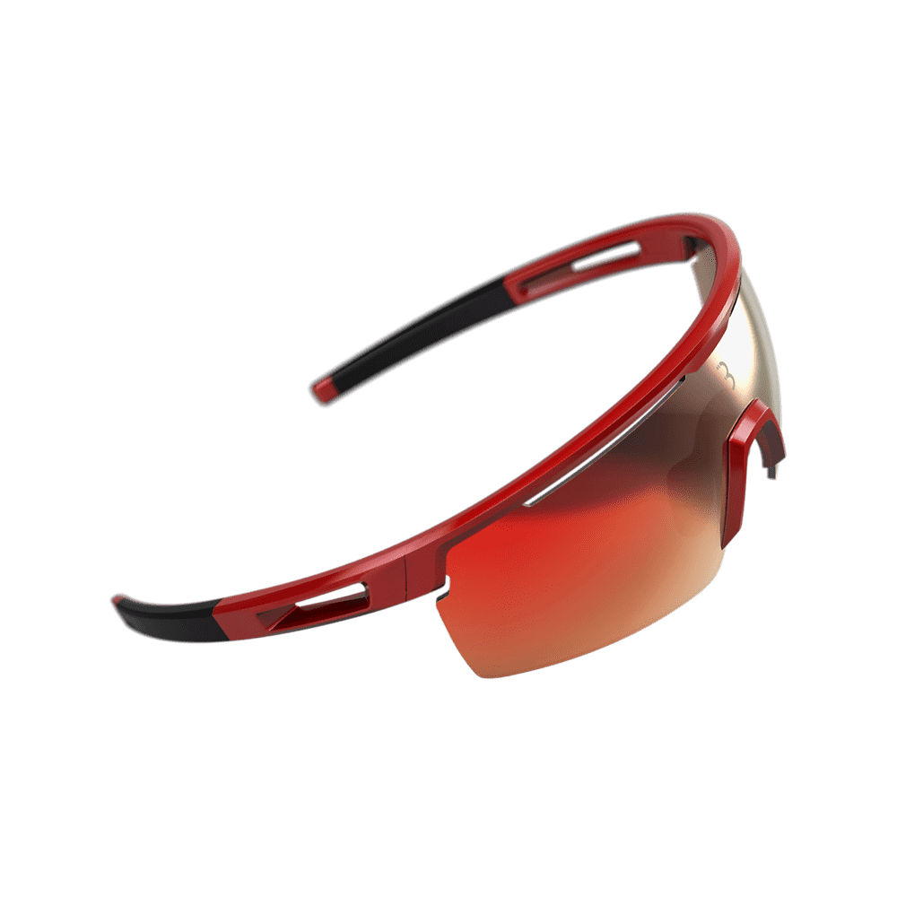 Lunettes de soleil BBB Avenger - Rouge métallique - One Size, Rouge métallique