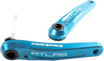 Race Face Atlas Cinch Mountain Bike Crankset - Blue - 83mm BB, Blue