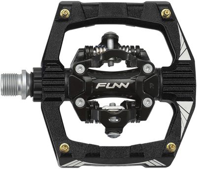 Pédales vtt Funn ripper - noir, noir
