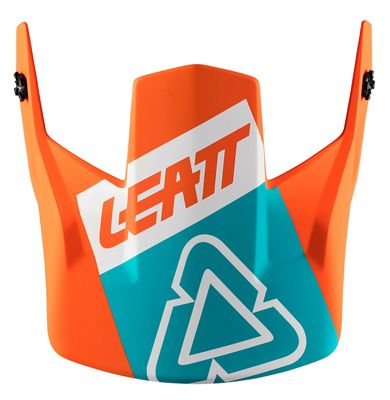 Visière de casque Leatt DBX 5.0 - Orange-Teal V29 - One Size, Orange-Teal V29