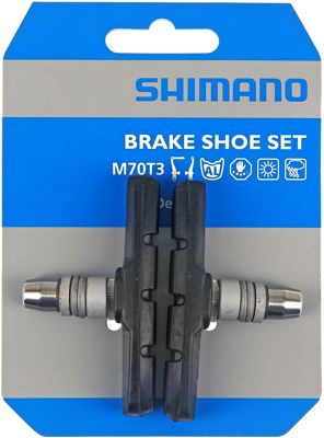 Shimano M600 One Piece Brake Blocks - Black - LX / Deore / Alivio V-brake}, Black