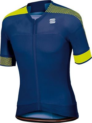 Maglia Sportful BodyFit Pro Evo  - Blue Twilight-Yellow Fluo - XXL, Blue Twilight-Yellow Fluo