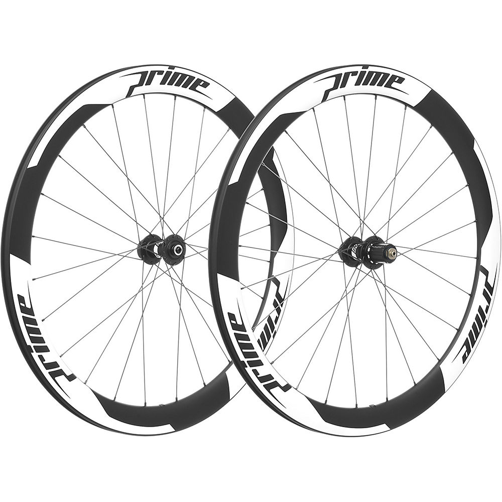 Paires de roues Prime RR-50 V2 (carbone, à disque) - Blanc - 700c