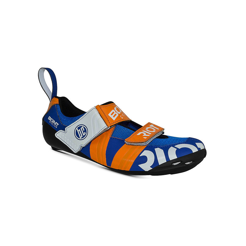 Chaussures Bont Riot TR+ Triathlon 2018 - Midnight/Mega Crimson - EU 44, Midnight/Mega Crimson