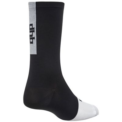 dhb Aeron Tall Sock - Black-White - XS}, Black-White