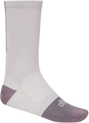 dhb Aeron Tall Sock - Grey-Aubergine - L/XL}, Grey-Aubergine