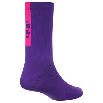 Chaussettes dhb Aeron Tall - Violet/Rose - L/XL