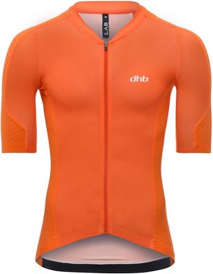 dhb Aeron Lab Raceline Short Sleeve Jersey - Orange - M}, Orange