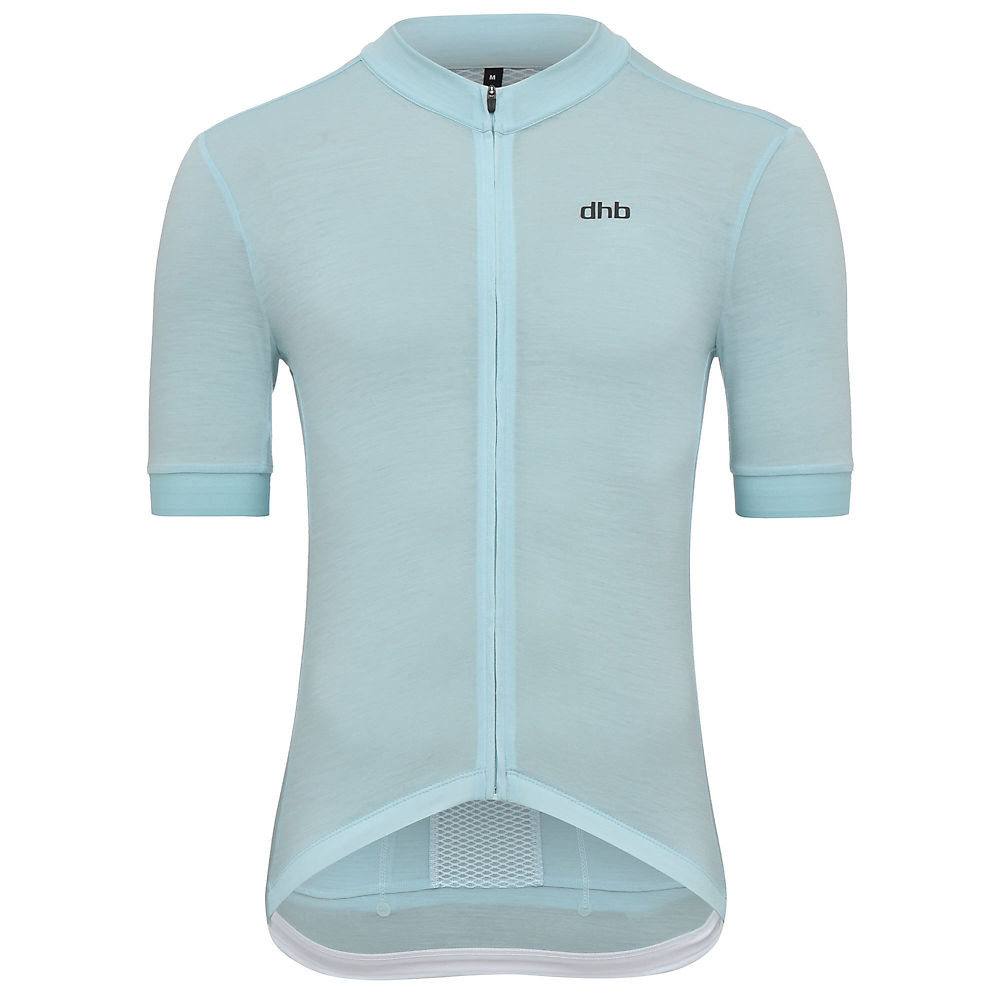 Maillot dhb Aeron Ultralight Merino (manches courtes) - Bleu pâle - XXL, Bleu pâle