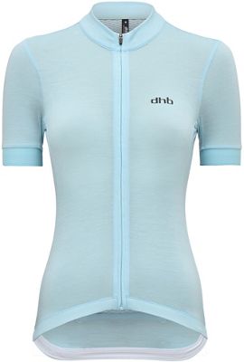 dhb Aeron Women's Ultralight Merino Jersey - Pale Blue - UK 16}, Pale Blue